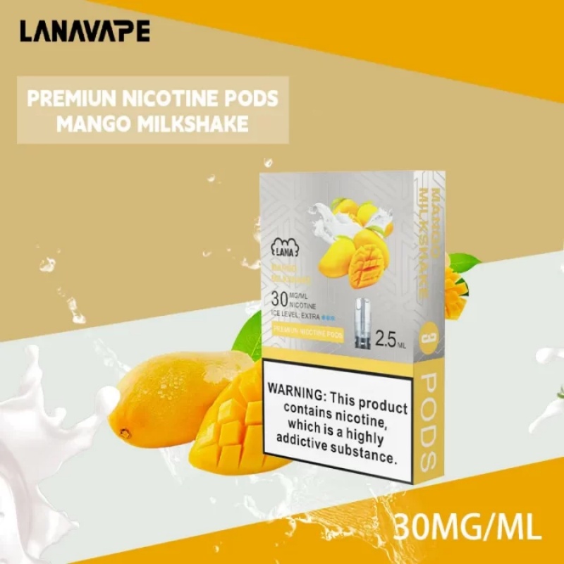 【芒果味】LANA電子煙透明發光煙彈 通用一代relx sp2s 台灣當天出貨