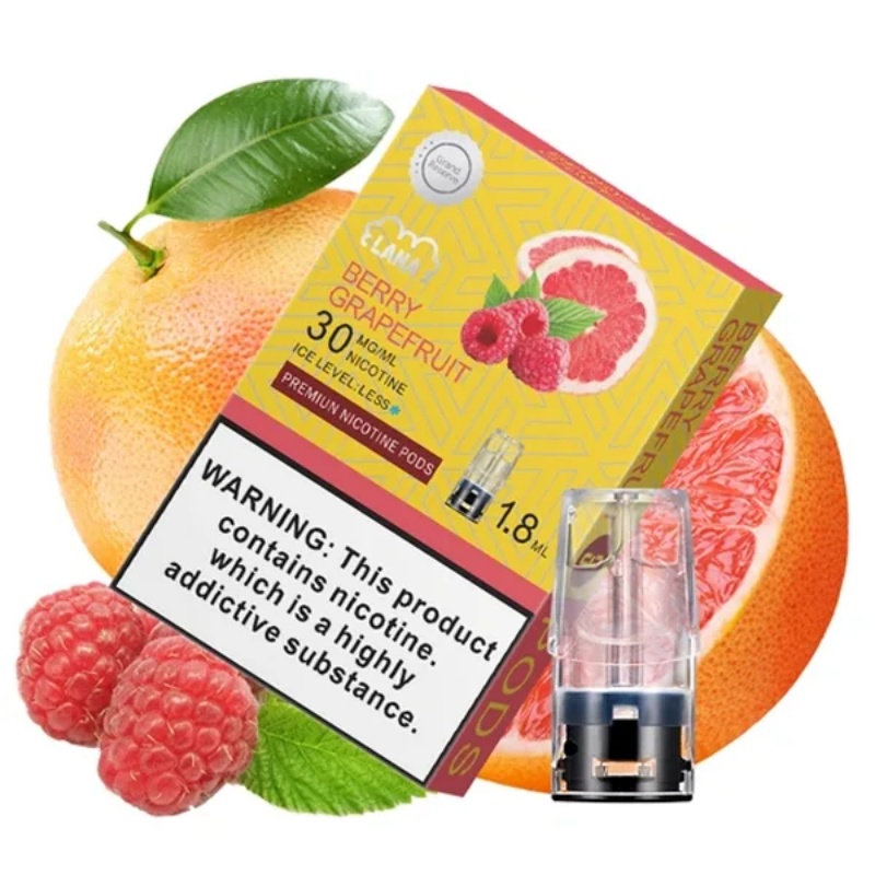 【漿果西柚味】LANA電子煙透明發光煙彈 通用一代relx sp2s 台灣當天出貨